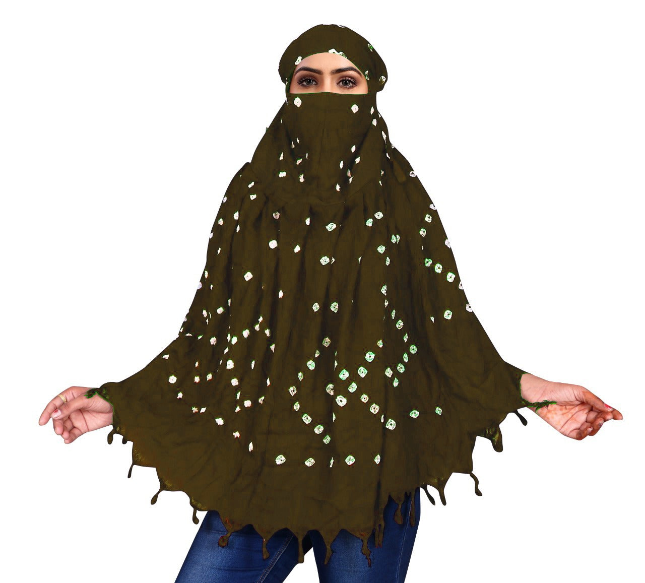 Stylish & Traditional Hand Bandhej Scarf for Women