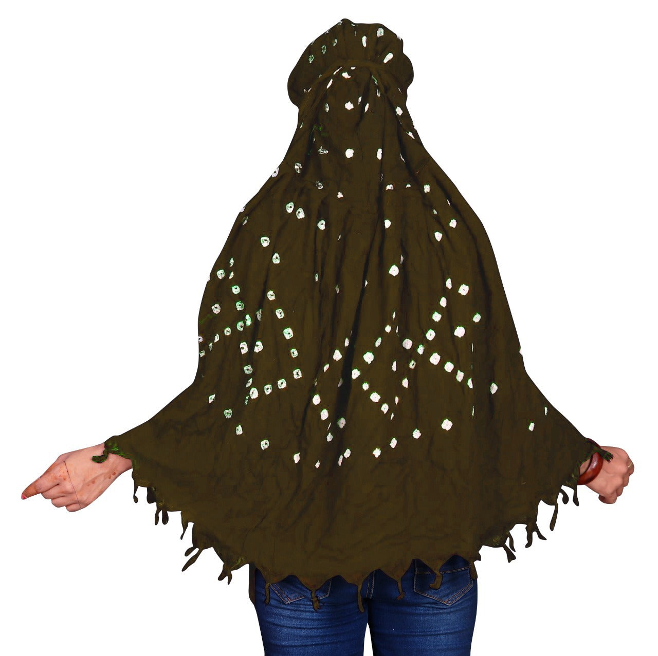 Stylish & Traditional Hand Bandhej Scarf for Women