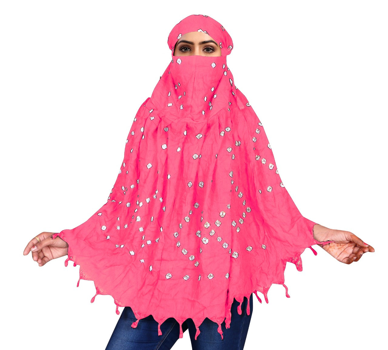 Stylish & Traditional Hand Bandhej Scarf for Women