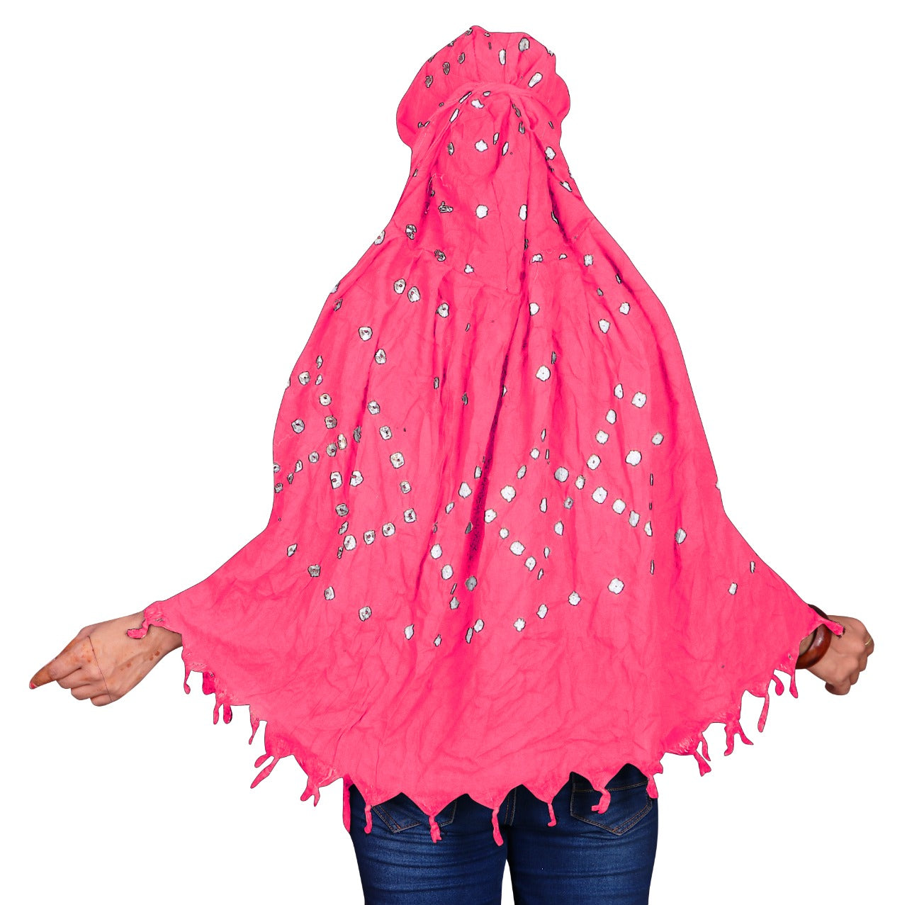 Stylish & Traditional Hand Bandhej Scarf for Women