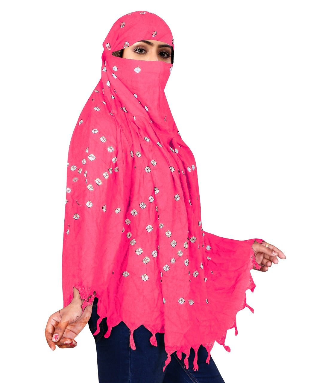 Stylish & Traditional Hand Bandhej Scarf for Women