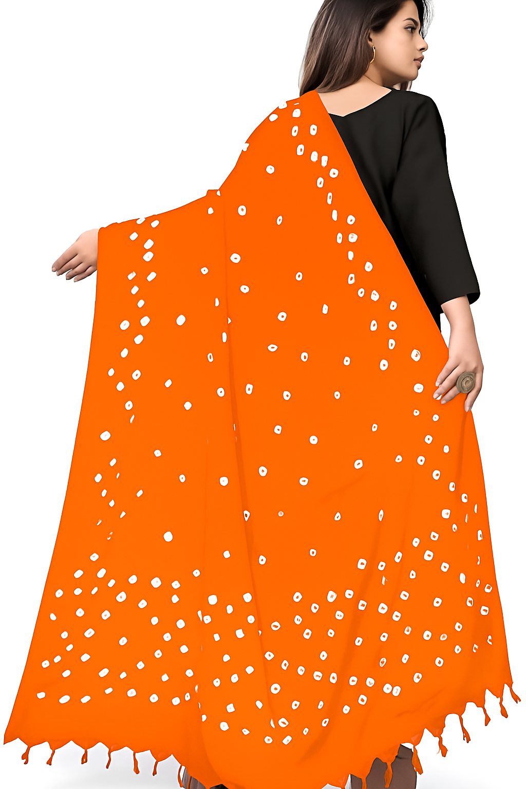 Bandhani Dupatta Yellow