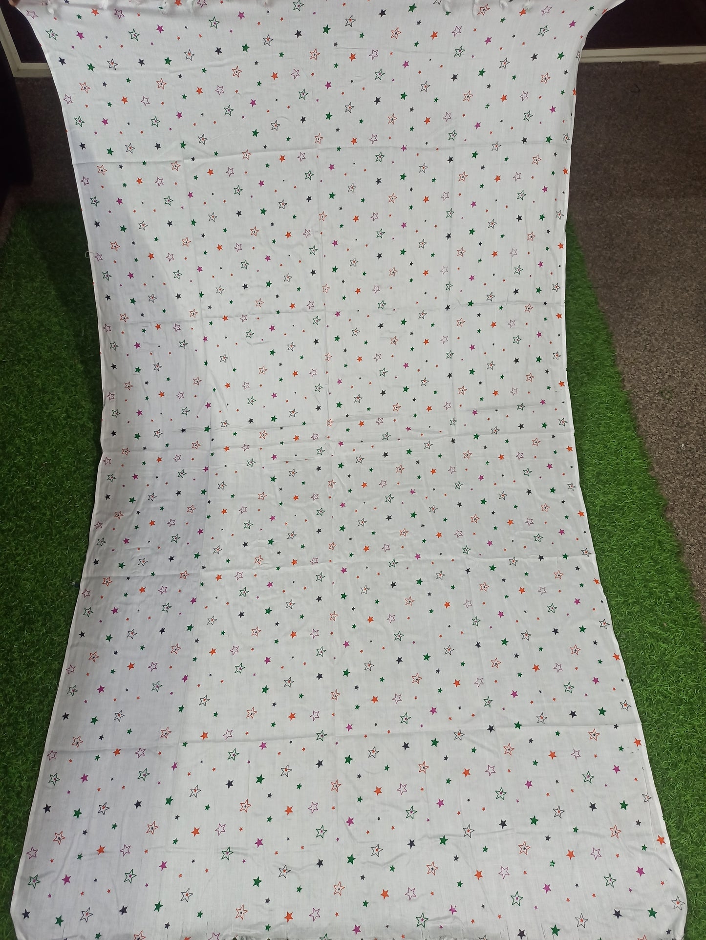White Dupatta Double Star