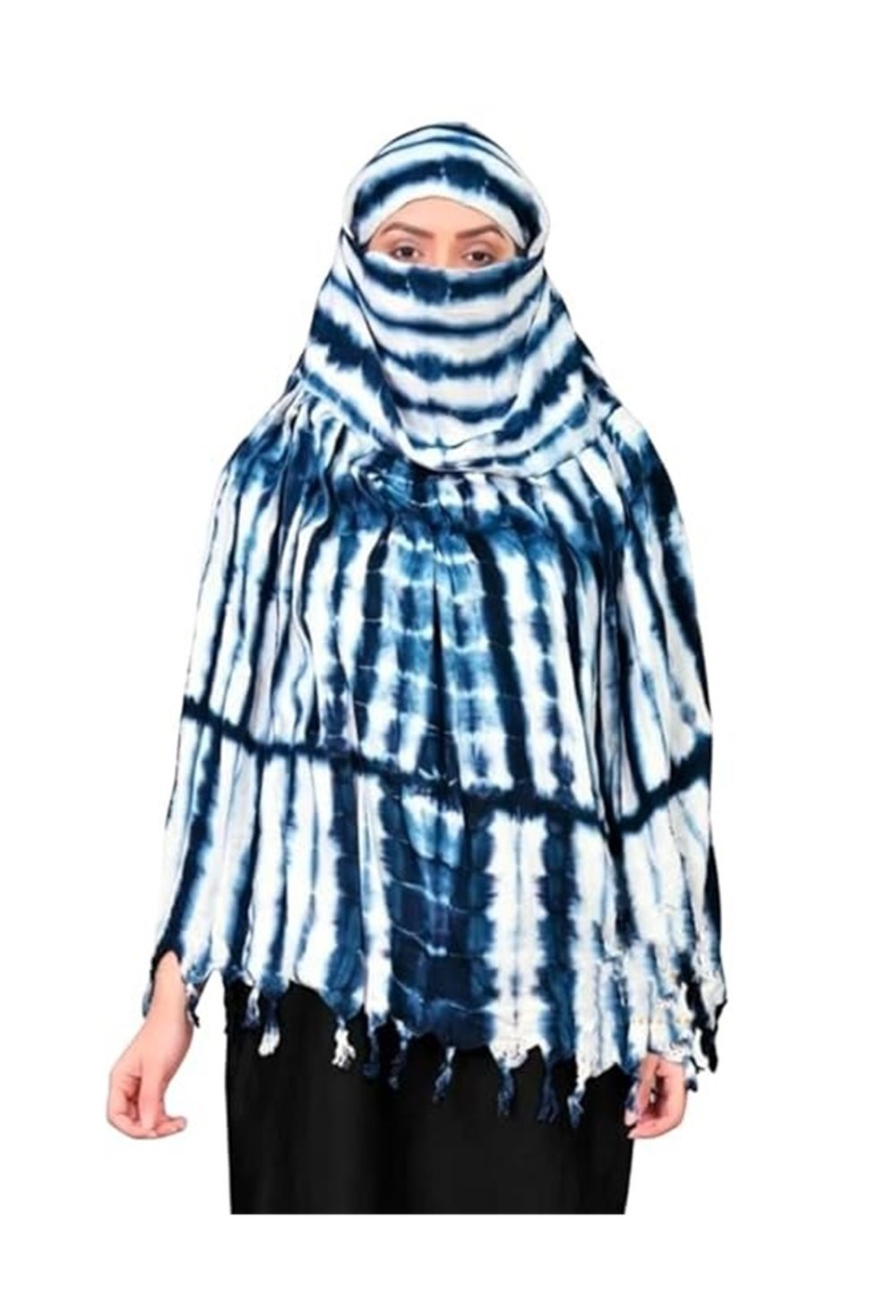 Traditional Lehariya Hand-Dyed Scarf for Women