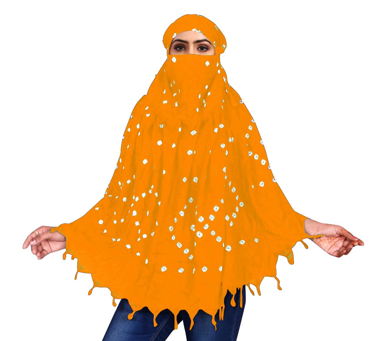 Stylish & Traditional Hand Bandhej Scarf for Women