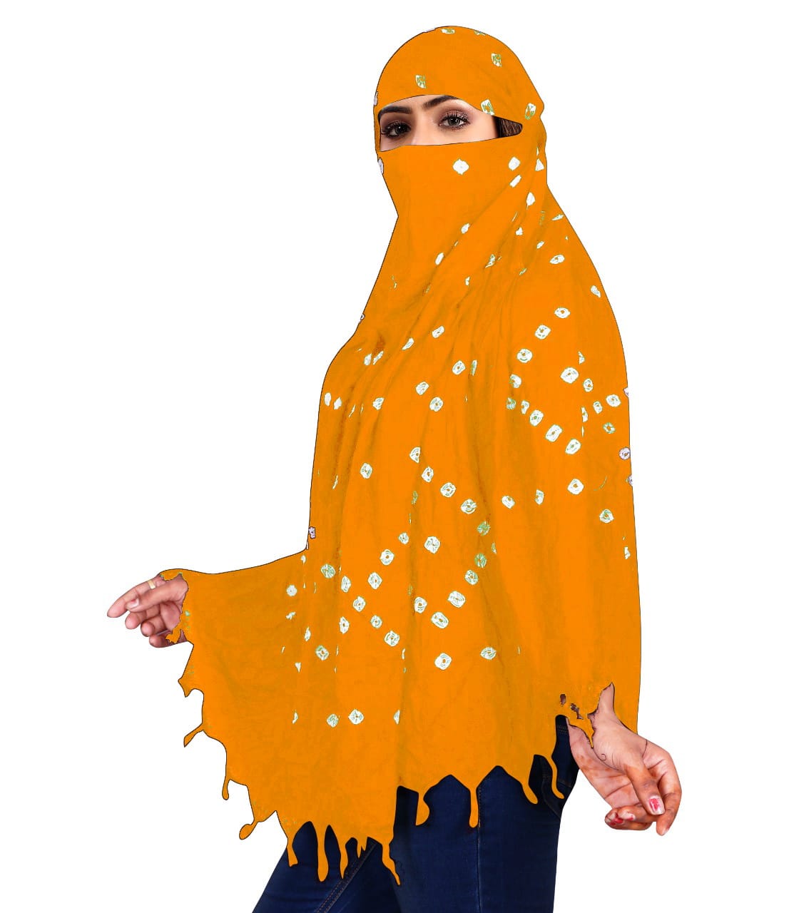Stylish & Traditional Hand Bandhej Scarf for Women