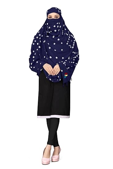 Bandhani Dupatta Navy Blue