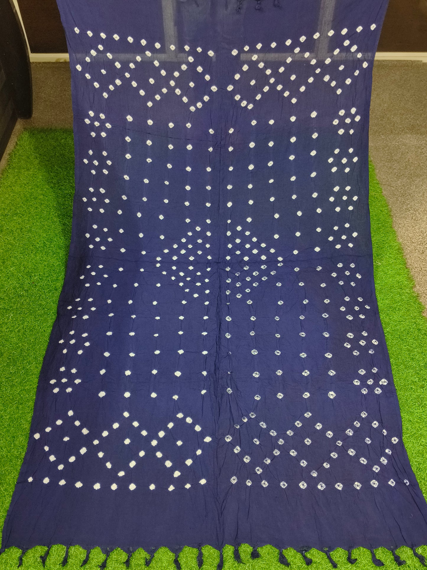 Bandhani Dupatta Navy Blue