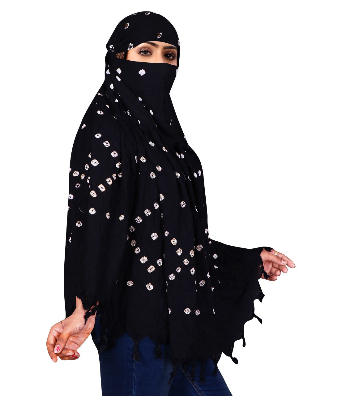 Stylish & Traditional Hand Bandhej Scarf for Women