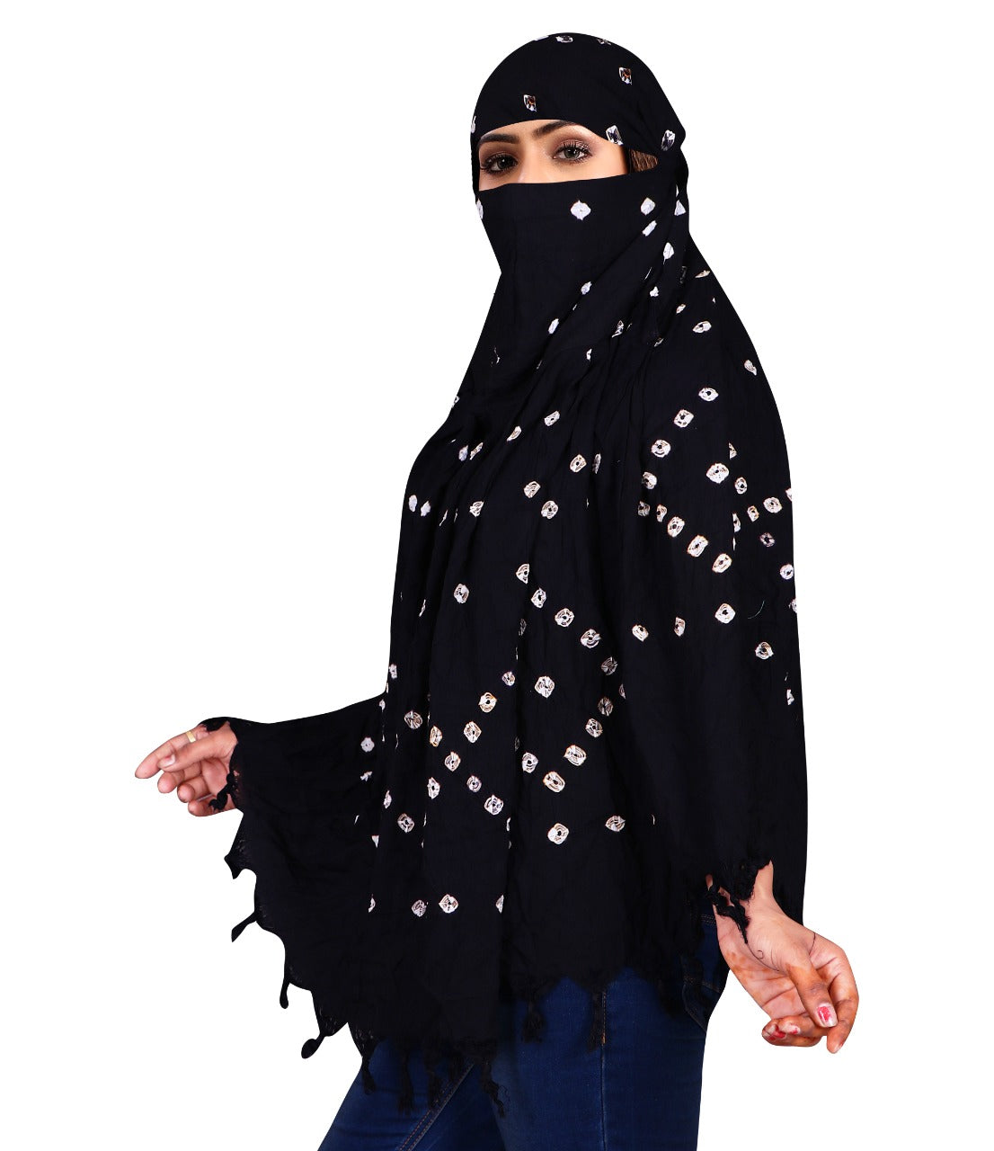 Stylish & Traditional Hand Bandhej Scarf for Women
