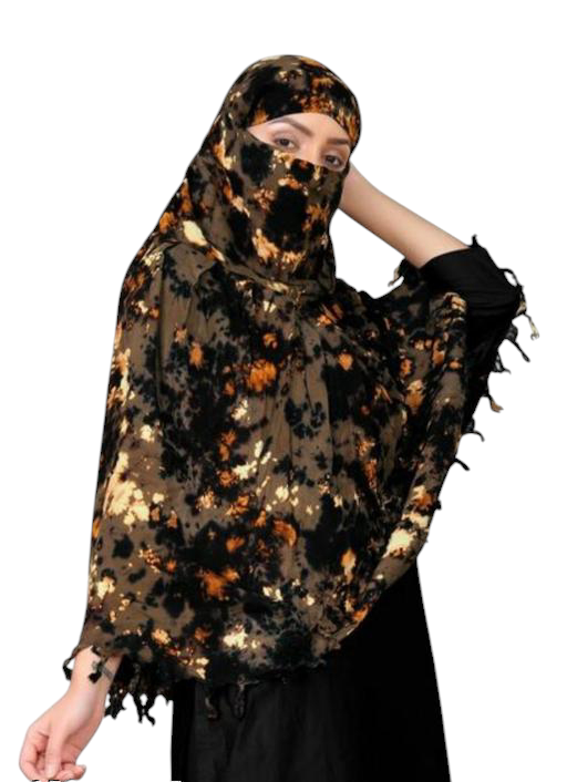 Fouji cotton Scarf (Black)