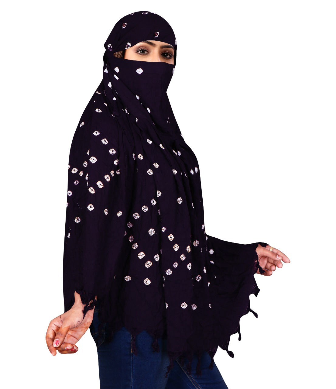 Stylish & Traditional Hand Bandhej Scarf for Women