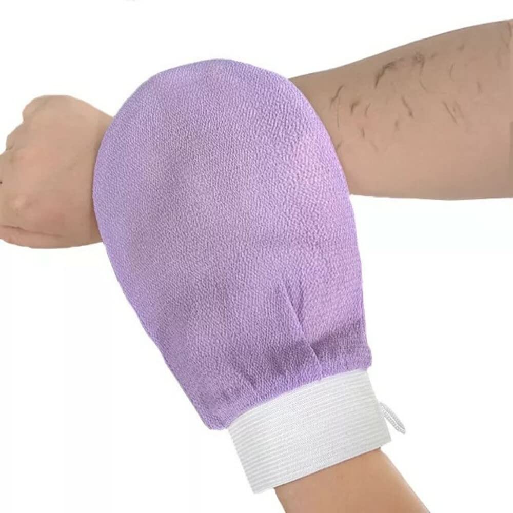 Exfoliating Hand Gloves Purple
