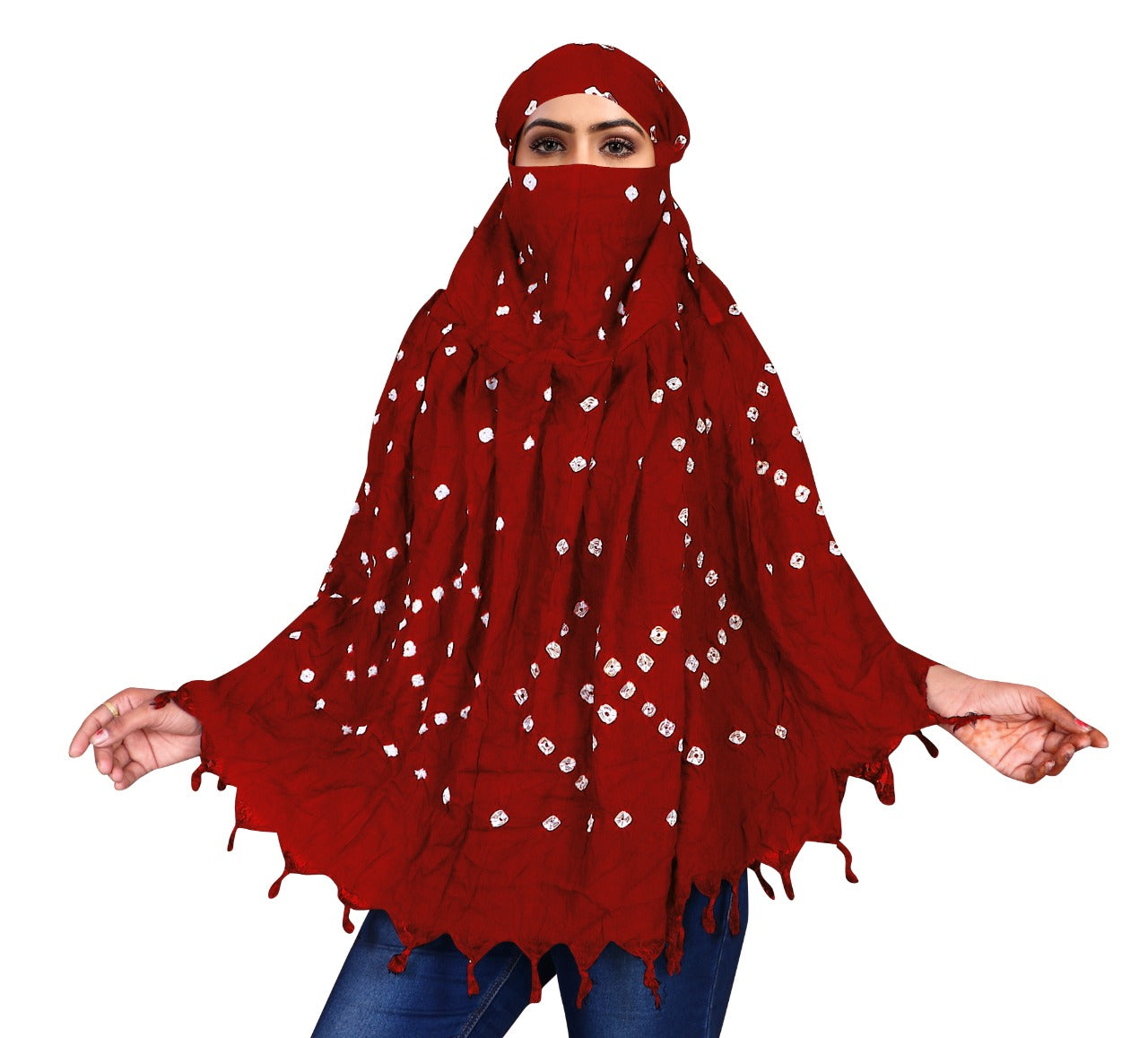 Stylish & Traditional Hand Bandhej Scarf for Women
