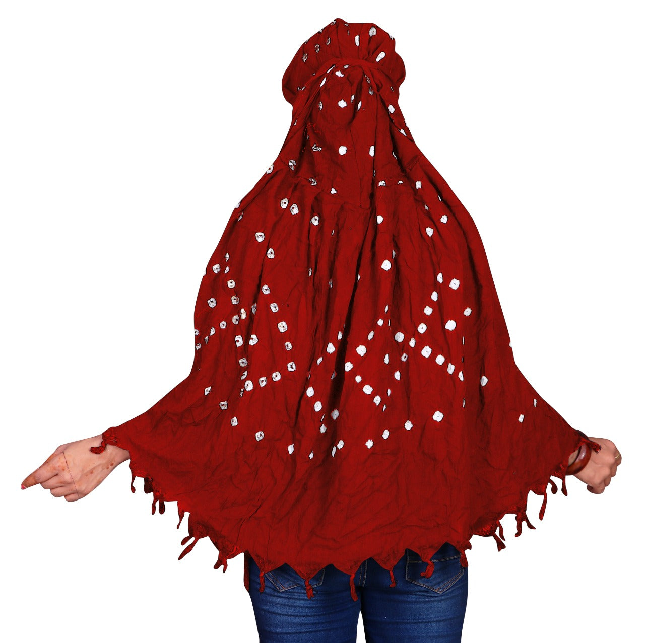Stylish & Traditional Hand Bandhej Scarf for Women