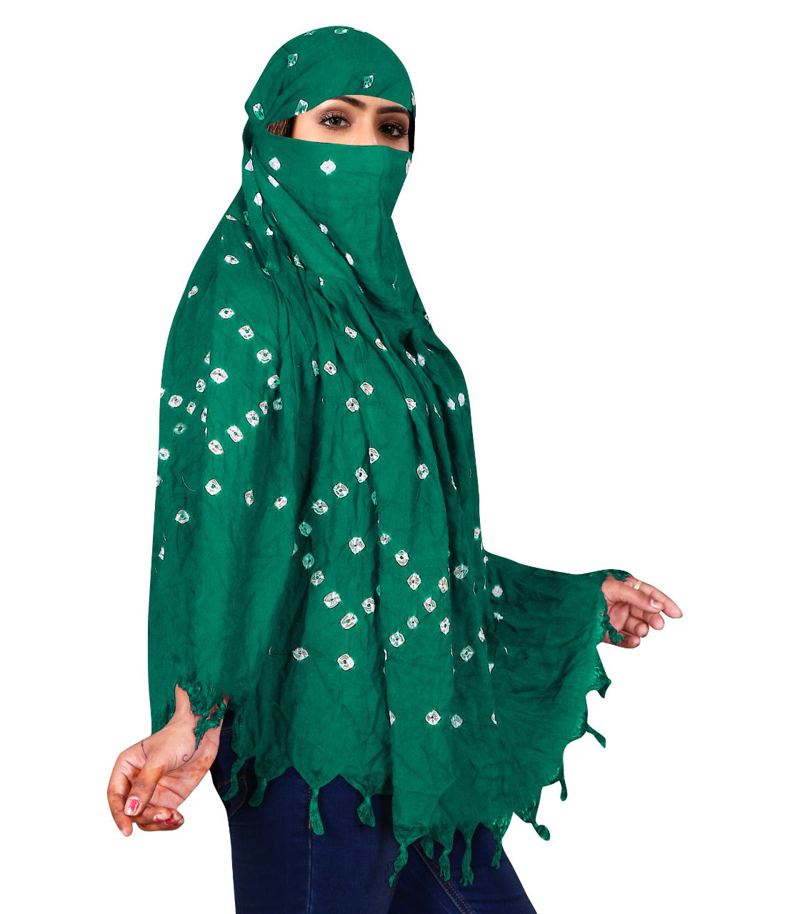 Stylish & Traditional Hand Bandhej Scarf for Women