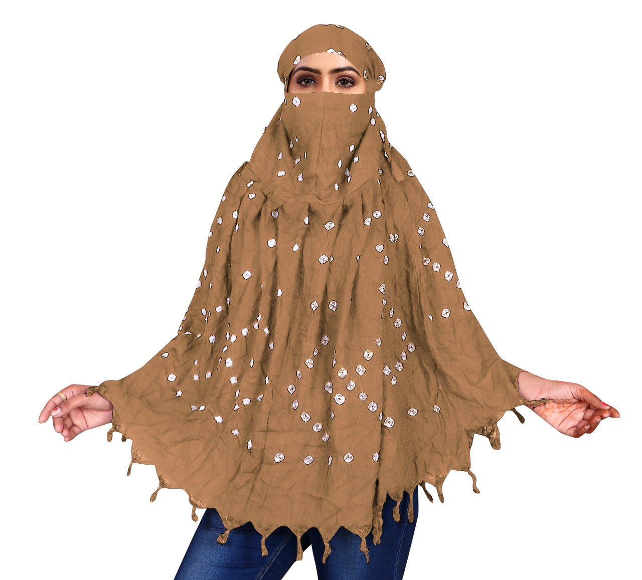 Stylish & Traditional Hand Bandhej Scarf for Women
