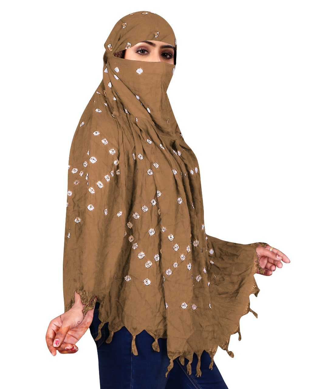 Stylish & Traditional Hand Bandhej Scarf for Women