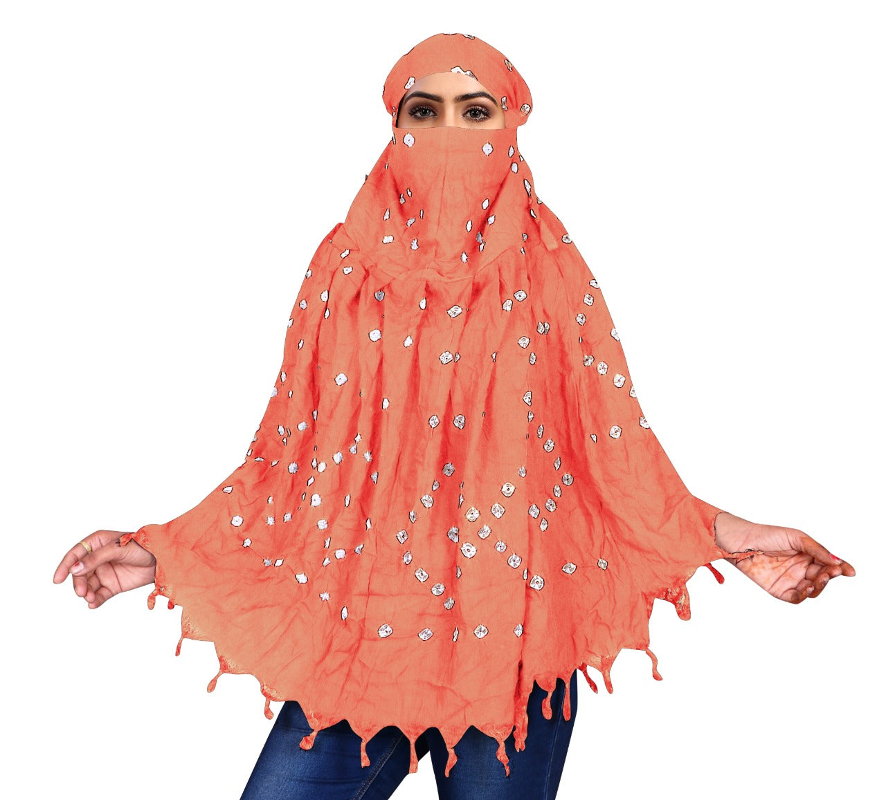 Stylish & Traditional Hand Bandhej Scarf for Women