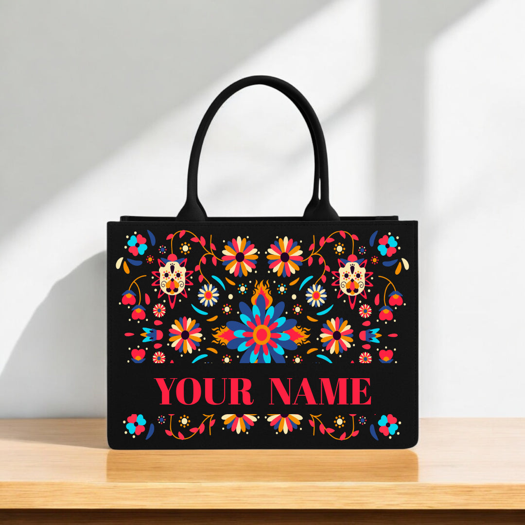 Personalized Designer Tote Bags Inspired by Indian Folk & Floral Art