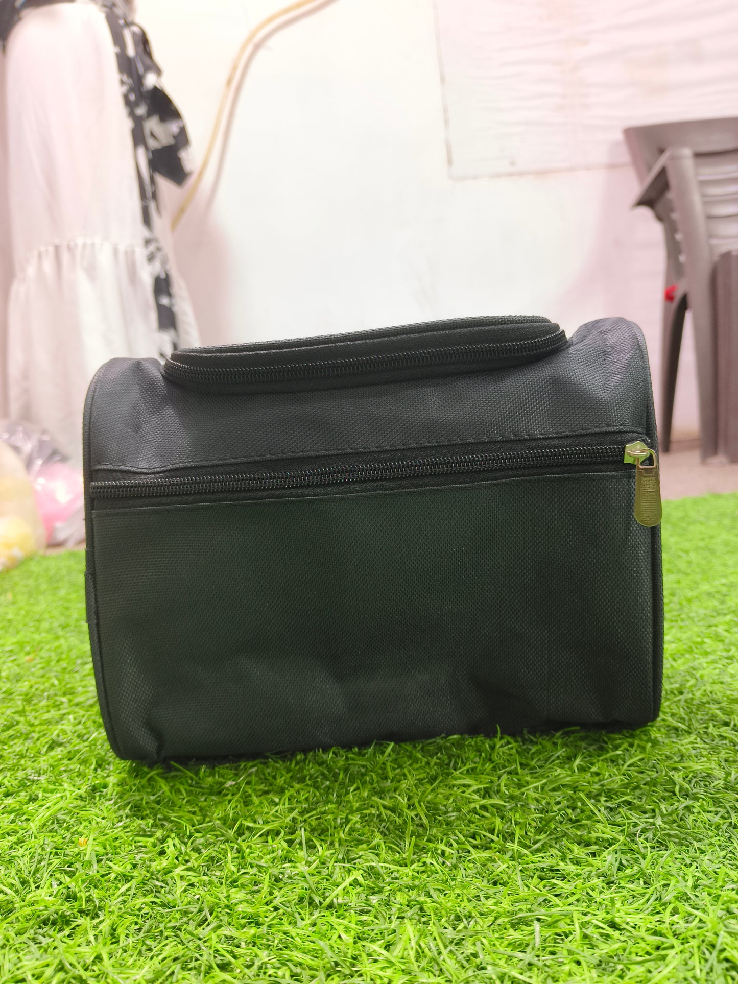Toiletry Mackup Cosmetic Bag Black
