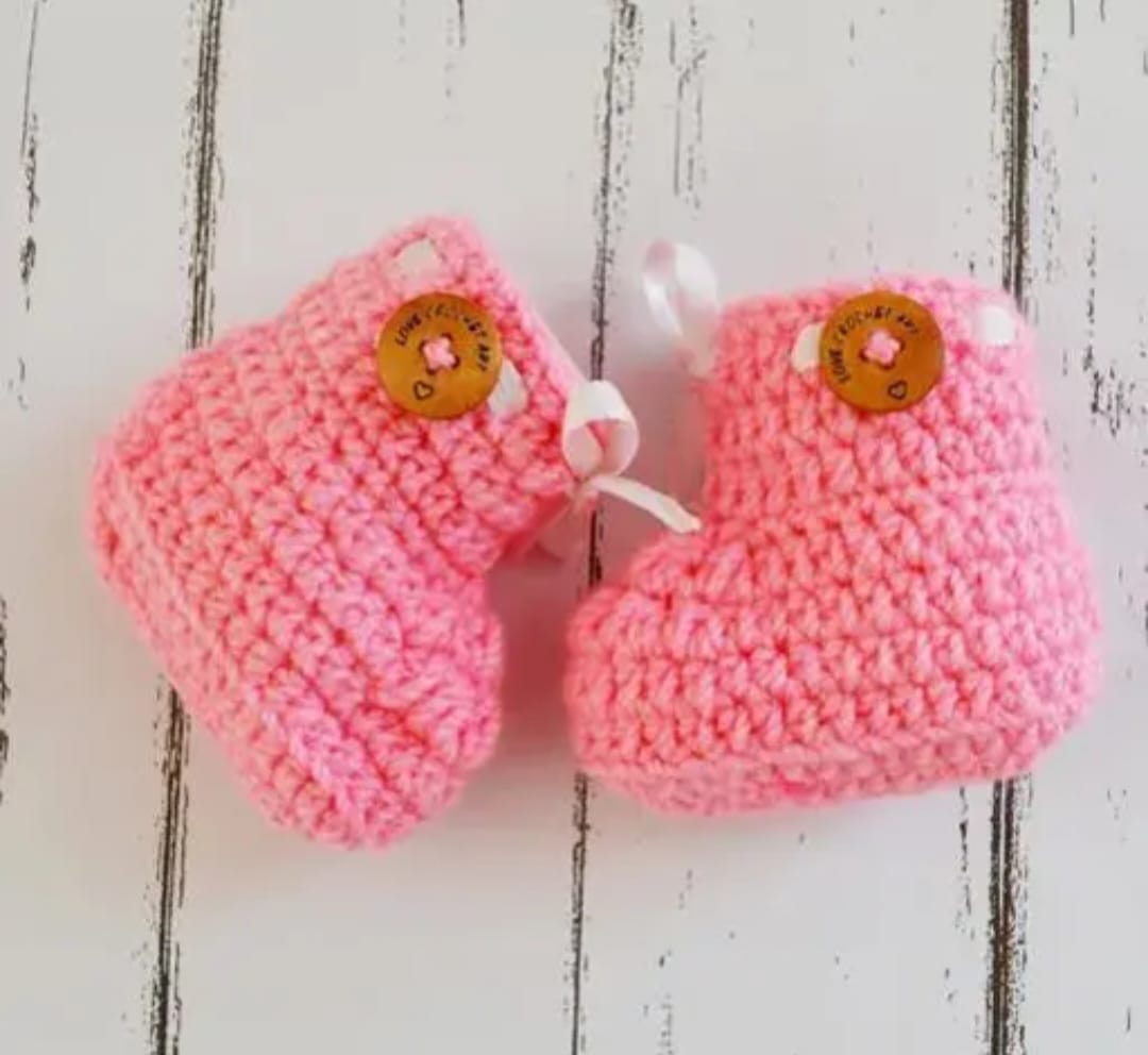 Kids Woolen Socks Pink