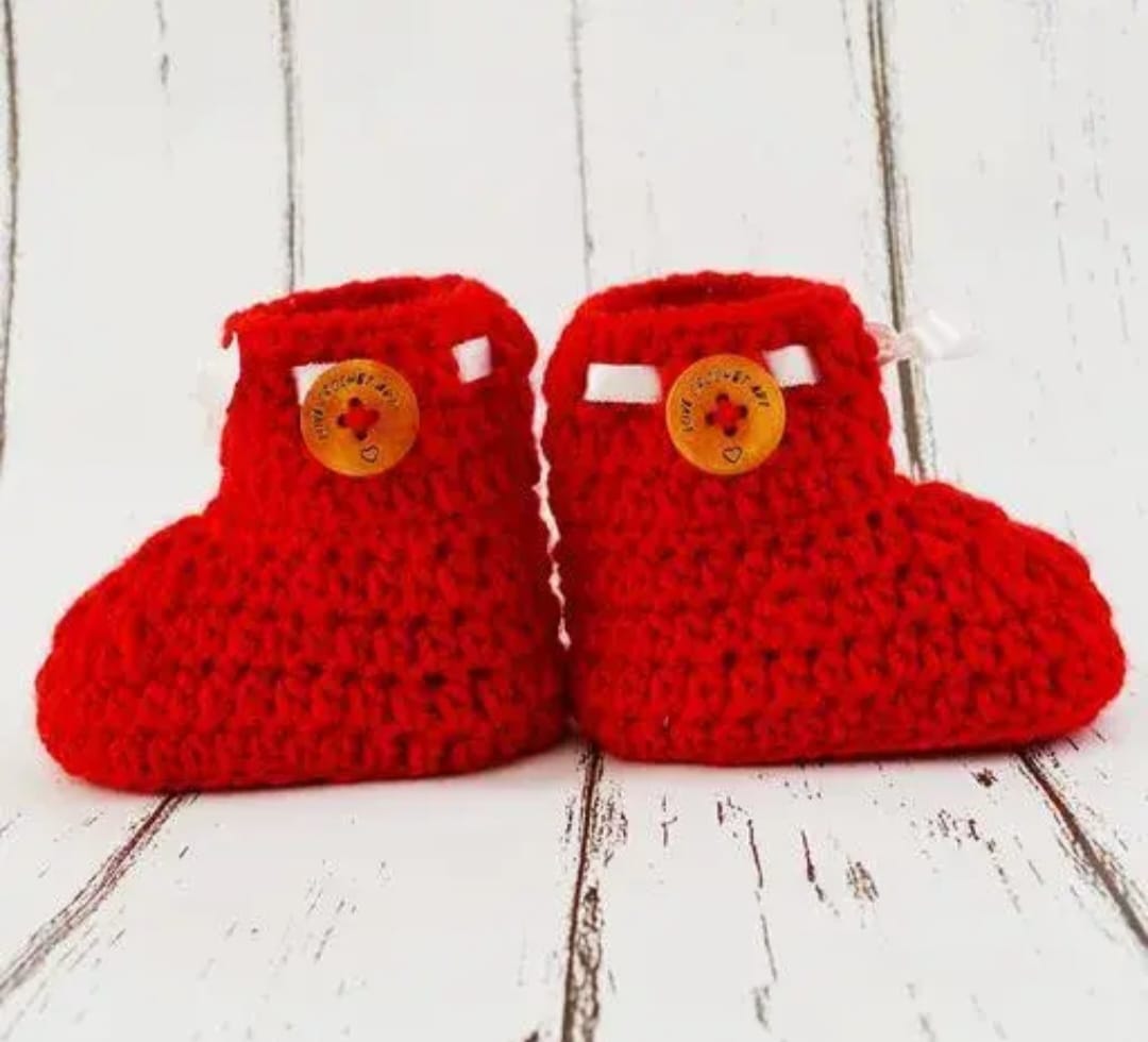 Kids Woolen Socks Red