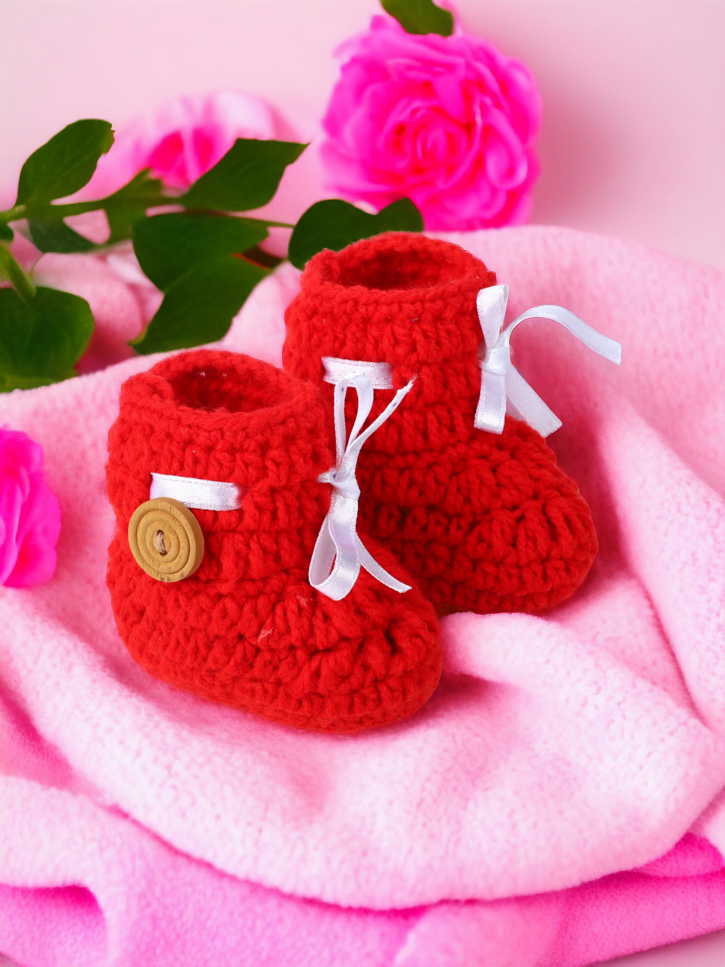 Kids Woolen Socks Red