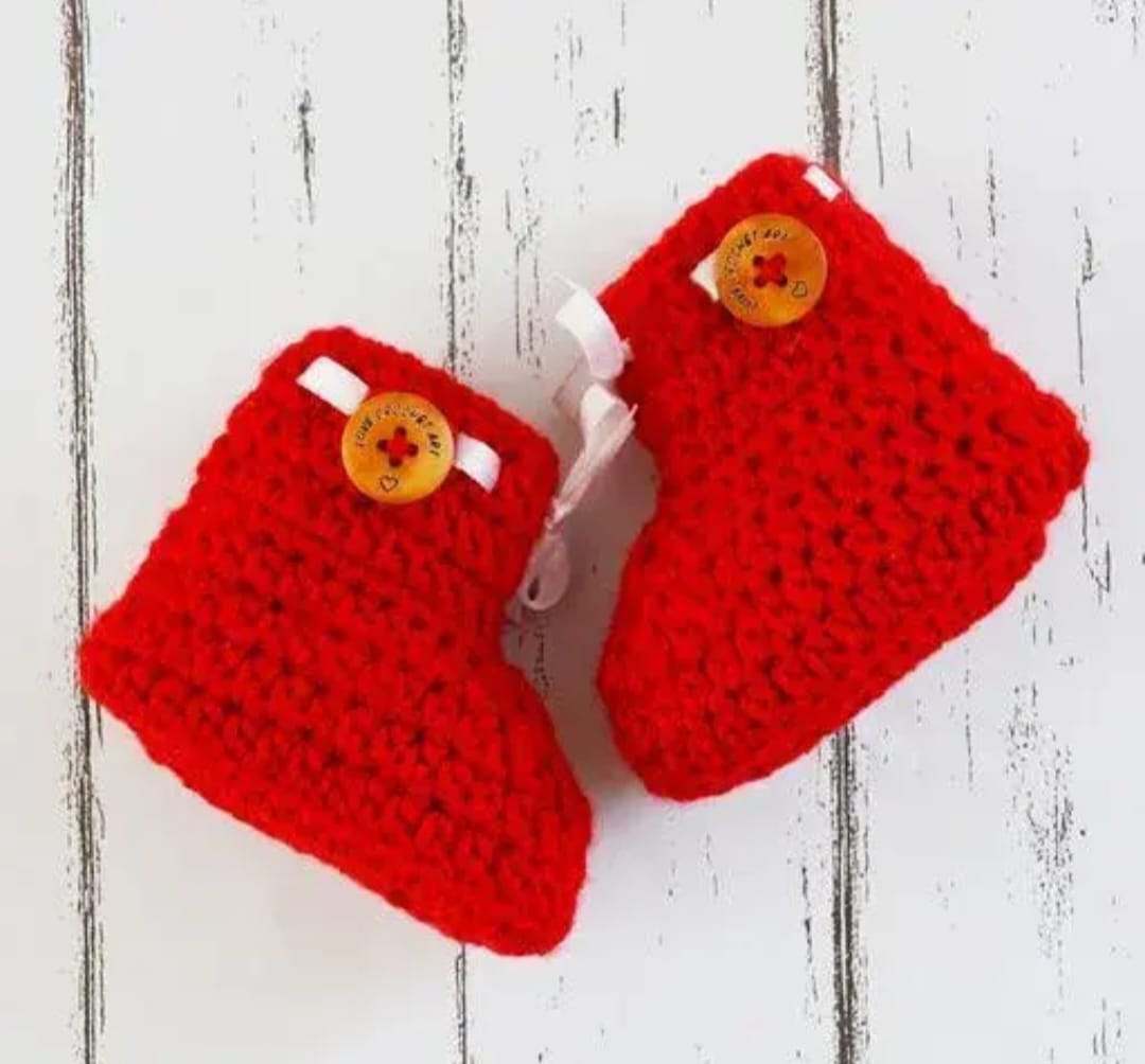Kids Woolen Socks Red