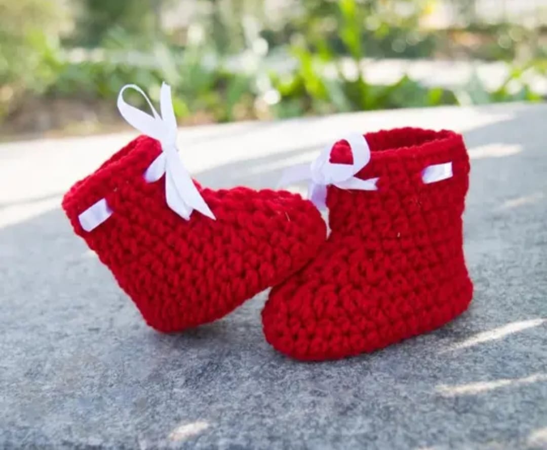 Kids Woolen Socks Red