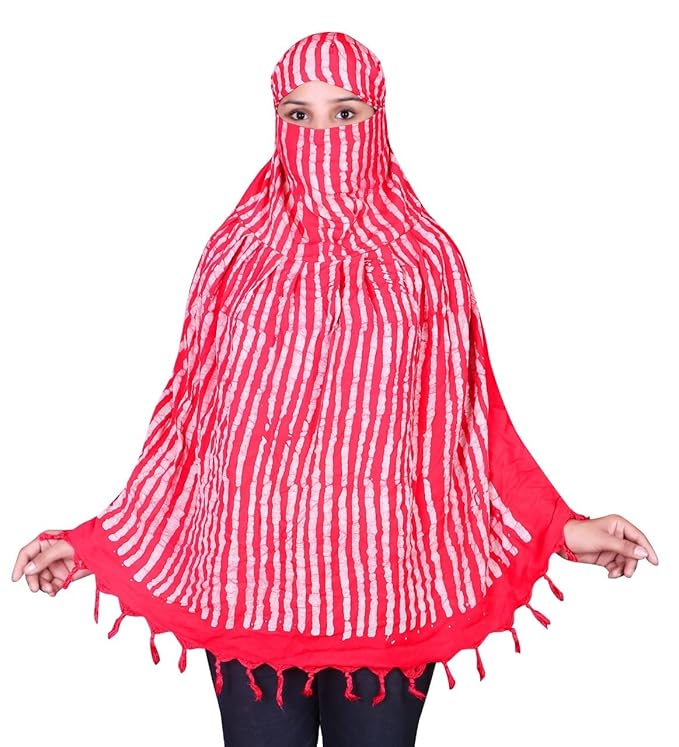Traditional Lehariya Hand-Dyed Scarf for Women
