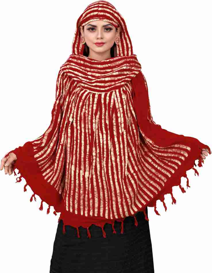Traditional Lehariya Hand-Dyed Scarf for Women