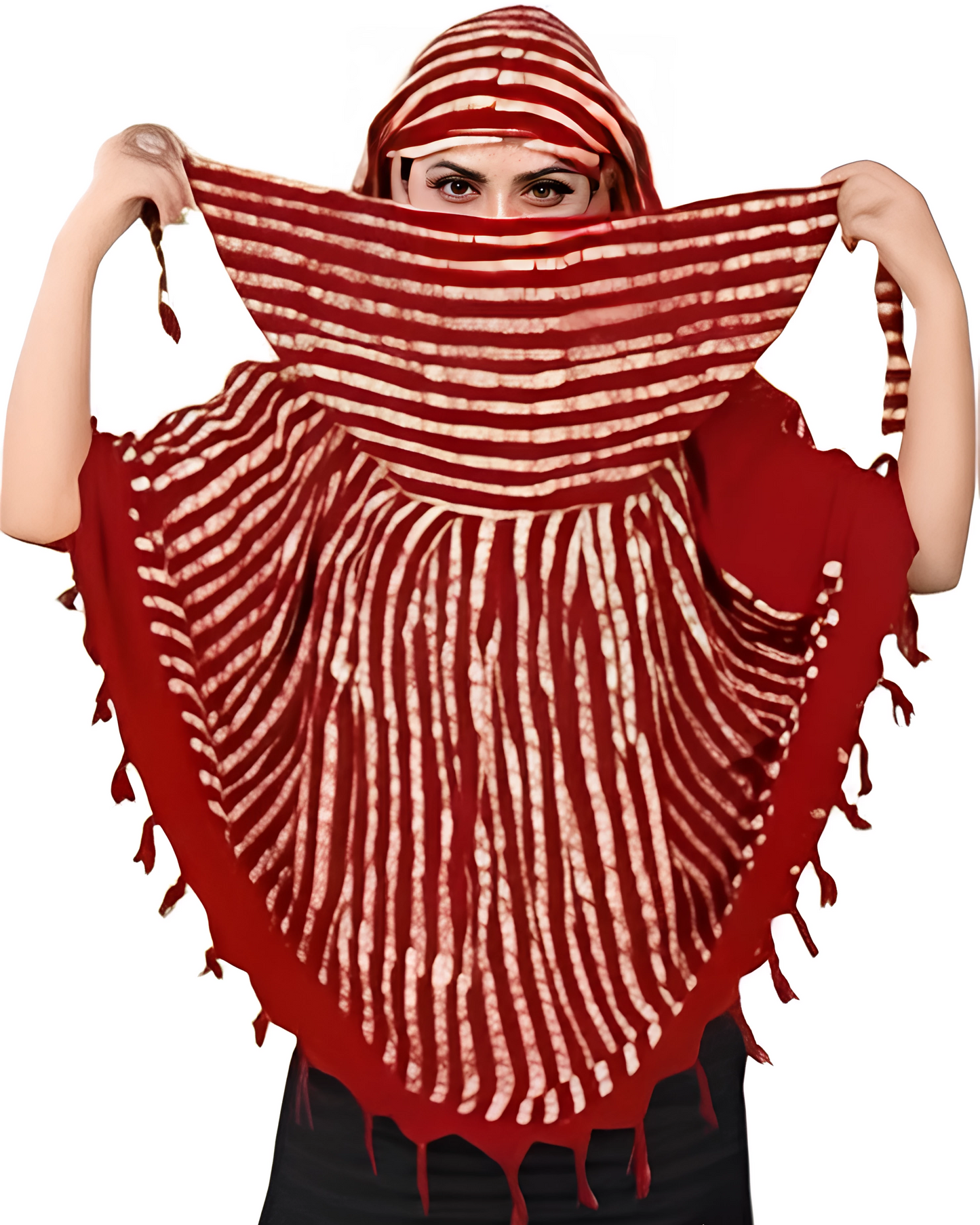 Traditional Lehariya Hand-Dyed Scarf for Women