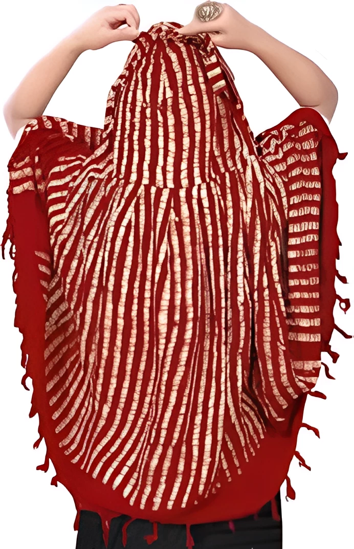 Traditional Lehariya Hand-Dyed Scarf for Women
