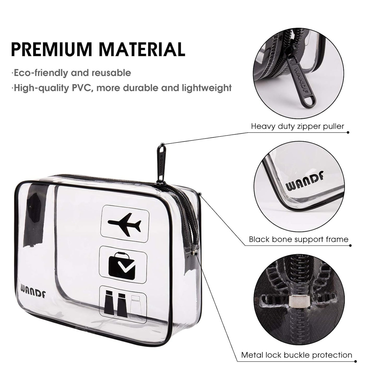 PVC Plain Cosmetic bag
