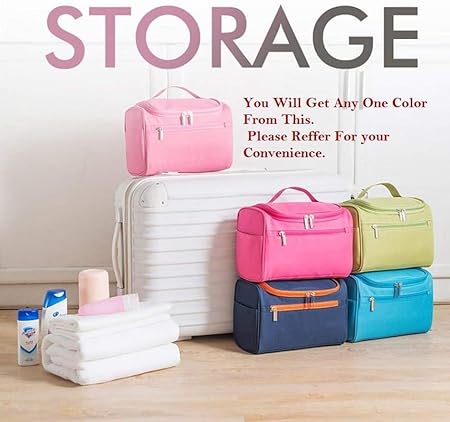 Premium Hanging Travel Toiletry Bag for Women and Men Travel Bag Toiletry with Expandable Compartments and Detachable TSA Friendly Clear Pouch (Pink)