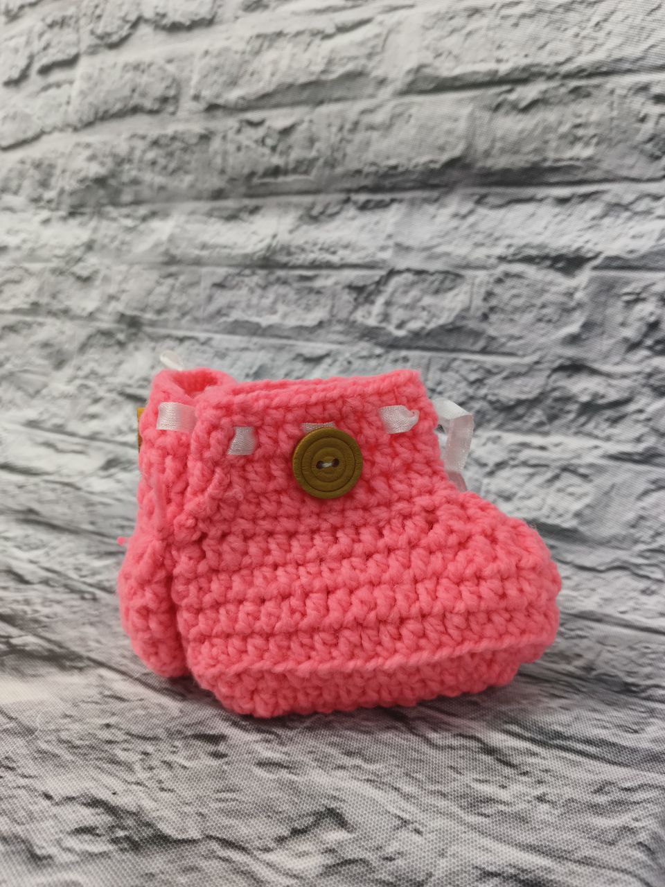 Kids Woolen Socks Pink