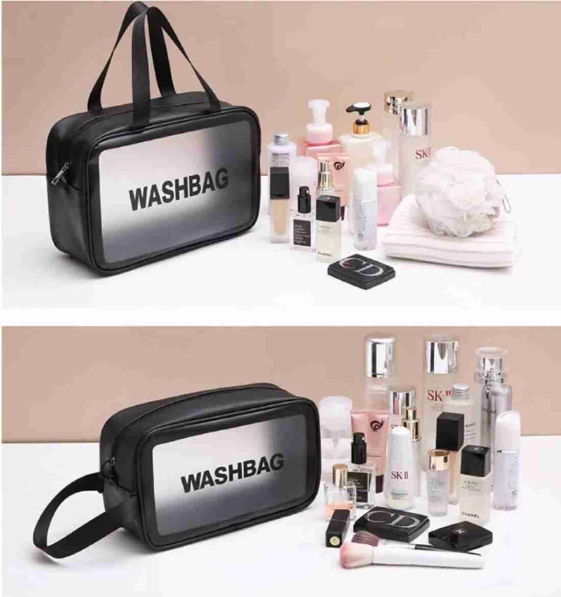 PVC Wash Bag Black