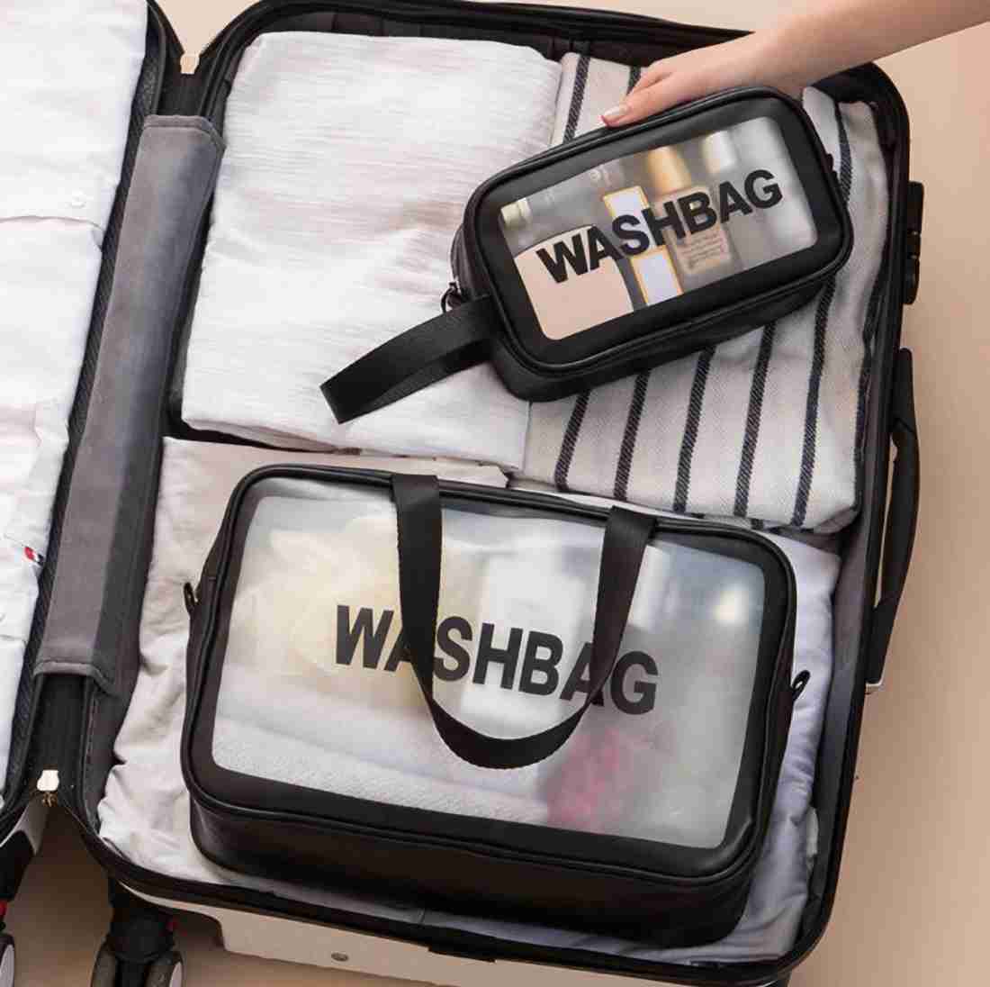 PVC Wash Bag Black