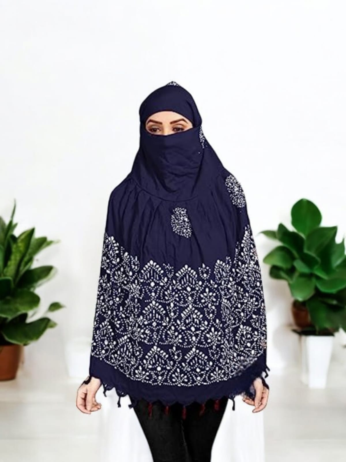 Wex Batik Scarf (Navy Blue)