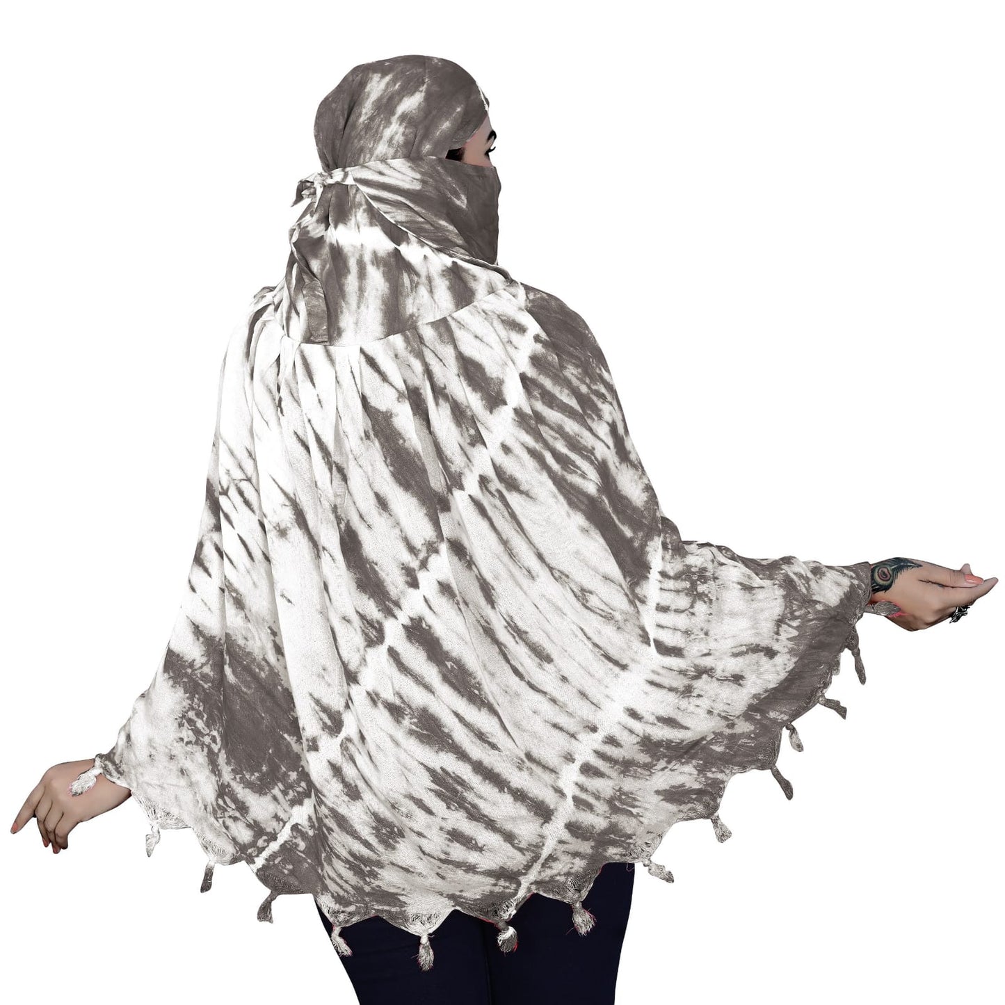 Smoke Printing Scarf Mehndi