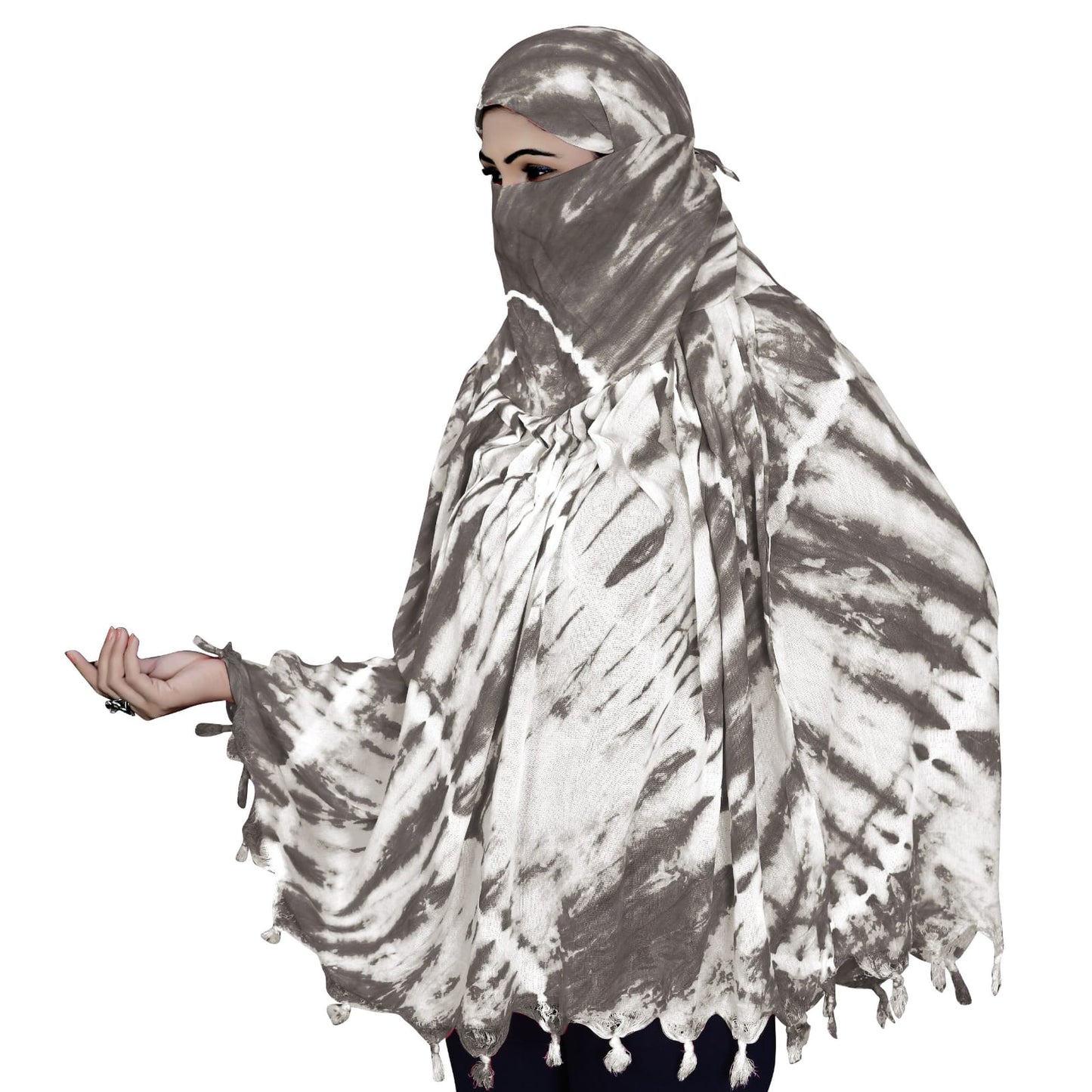 Smoke Printing Scarf Mehndi