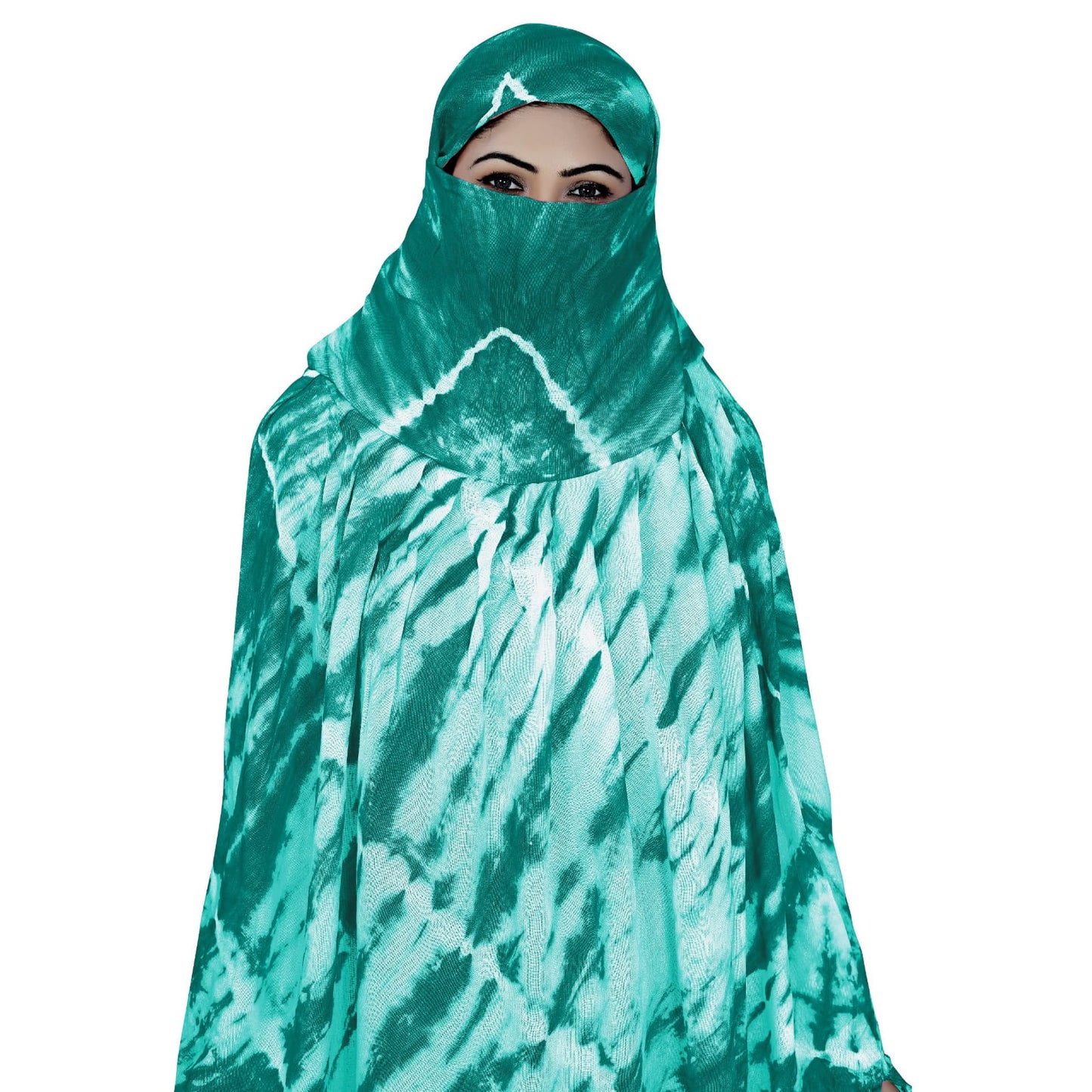 Smoke Printing Scarf C-Green