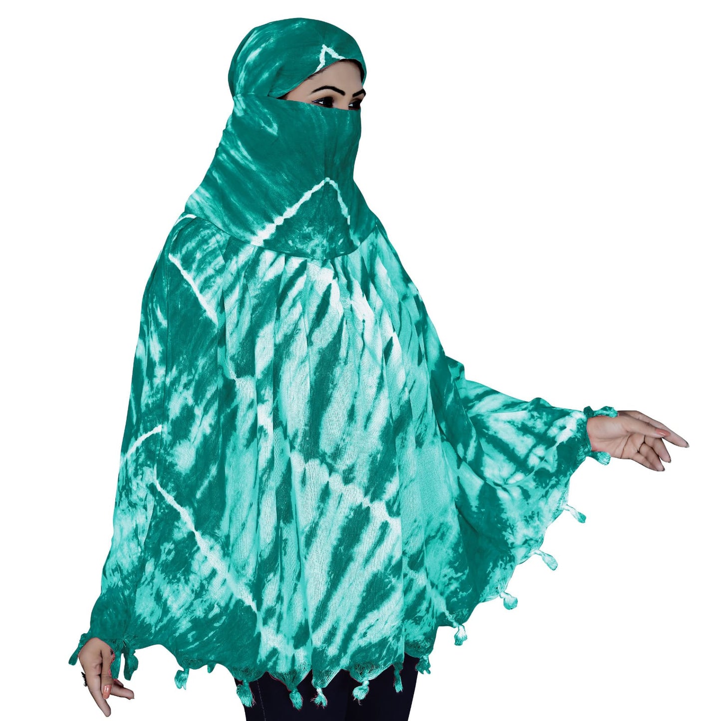 Smoke Printing Scarf C-Green