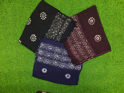Wex Batik Black Dupatta