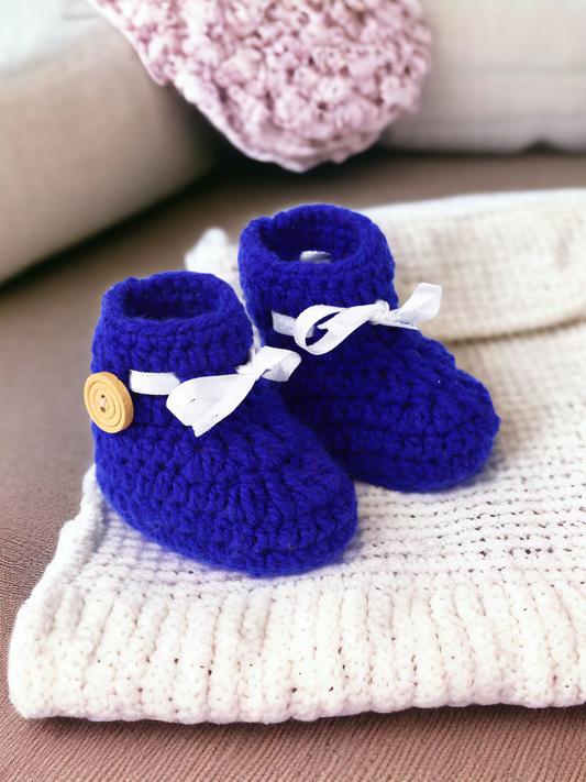 Kids Woolen Socks Blue