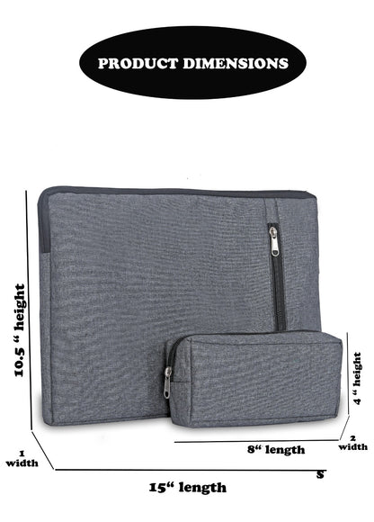 Laptop Sleeve with Pouch B
