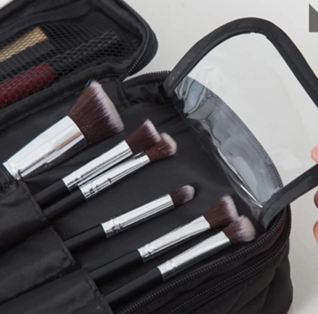 Cosmetic Leather Pouch