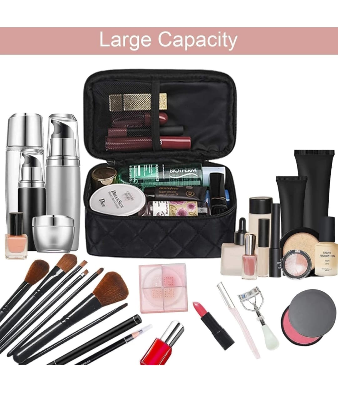 Cosmetic Leather Pouch