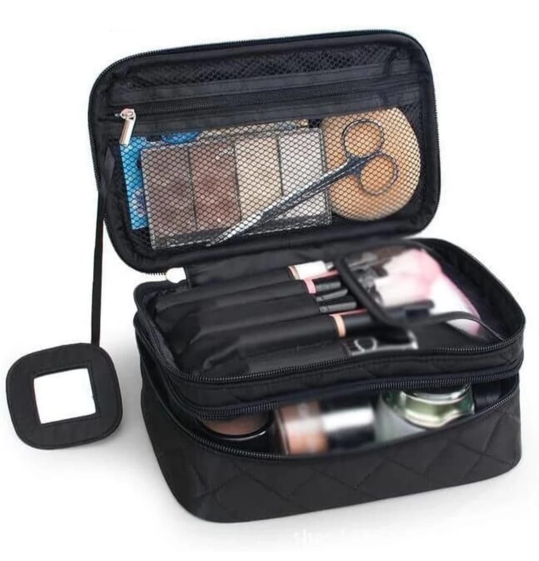 Cosmetic Leather Pouch
